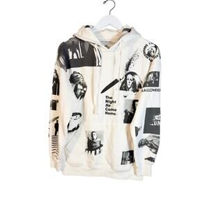 John Carpenter's Halloween Movie Off White Hoodie Michael Myers XS Halloween